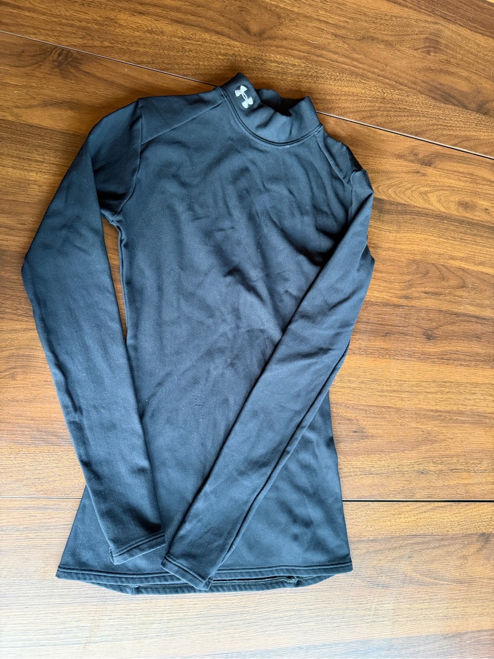 Under Armour Black Long-Sleeve Turtleneck Performance Top
